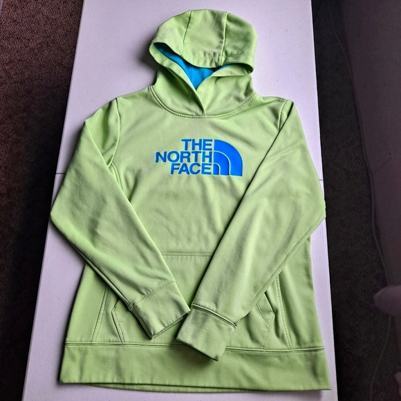 The North Face Tops - The North Face Lime Green Hoodie